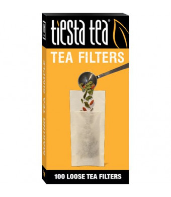 Tiesta Tea, Loose Leaf Tea Filters, Disposable Tea Infuser, Number 2 Size, 2 to 4 Cup Capacity, 100 Filters