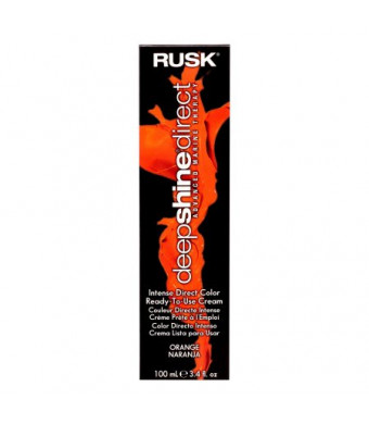 Rusk Deepshine Direct Ready-to-Use Cream Hair Color, Orange, 3.4 Oz