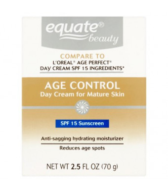 Equate Beauty Age Control Day Cream for Mature Skin, 2.5 Oz