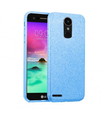 MUNDAZE Blue Glitter Dazzle Case For LG Stylo 3 Phone