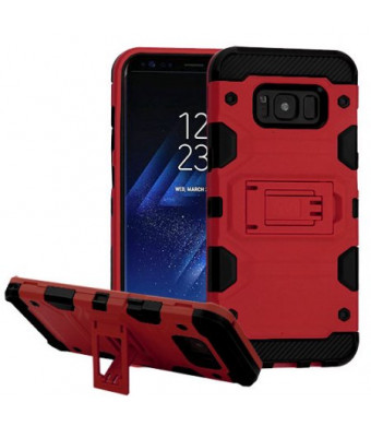MUNDAZE Red Defense Double Layered Case For Samsung Galaxy Note 8 Phone