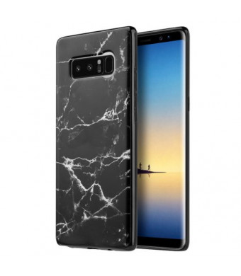 Classic Black Marble Design TPU Case For Samsung Galaxy Note 8 Phone