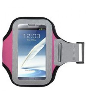 Pink Exercise Running Fitness Armband For Alcatel A30 Fierce REVVL Walters Idol 5 Idol 5s Nitro 4 Fierce XL