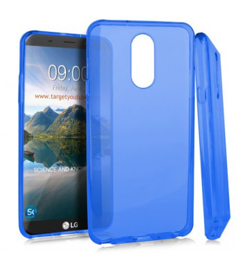 MUNDAZE Blue Candy Skin Flexible TPU Case For LG Stylo 4 Phone
