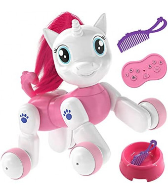 Twirlux Unicorn Toy - Remote Control Pet Toy, Interactive Hand Motion Gestures, Walking, and Dancing Robot Unicorn Toy
