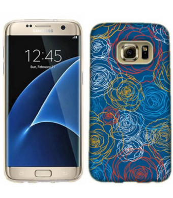Mundaze Pencil Flowers Phone Case Cover for Samsung Galaxy S7 edge