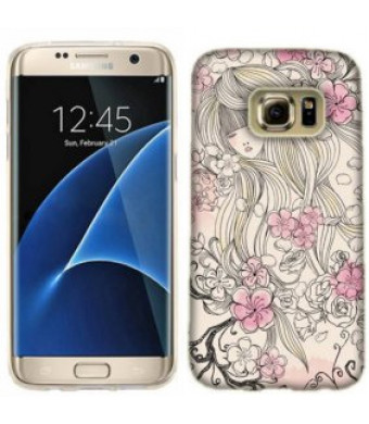 Mundaze Pink Flower Dream Phone Case Cover for Samsung Galaxy S7 edge
