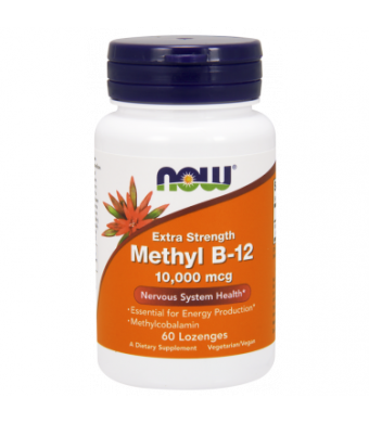 NOW Methyl B-12 Nervous System Health, 10000mcg, 60 Ct