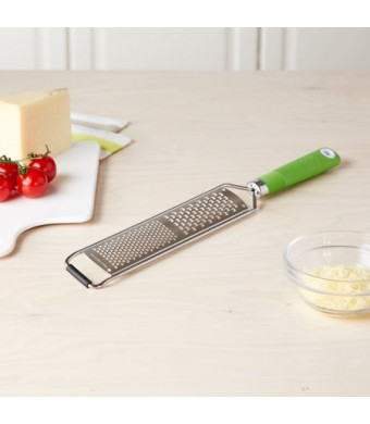 Tasty Handheld Grater with Soft Grip Handle, Blue