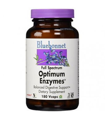 Bluebonnet Full Spectrum Optimum Enzymes, 180 Ct