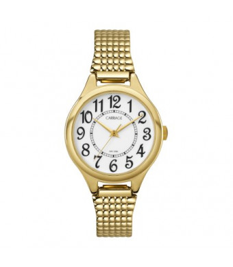 Carriage by Timex Women's Carolyn Watch, Gold-Tone Stainless Steel Expansion Band