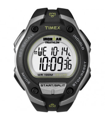 Timex Men's Ironman Classic 30 Oversized Watch, Black Resin Strap