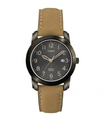 Timex Men's Highland Street Watch, Tan Leather Strap