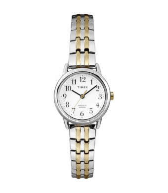 Timex Women's Easy Reader Dress Watch, Two-Tone Stainless Steel Expansion Band