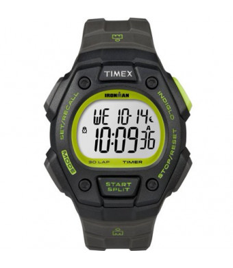 Timex Men's Ironman Classic 30 Full-Size Watch, Gray Resin Strap