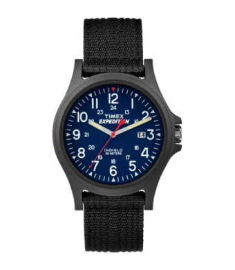 Timex Men's Expedition Acadia Watch, Black Nylon Strap