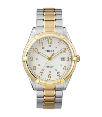 Timex Men's Easton Avenue Watch, Two-Tone Stainless Steel Expansion Band