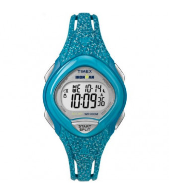Timex Women's Ironman Sleek 30 Blue Speckled Watch, Resin Strap