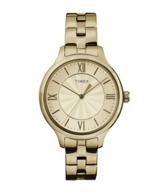Timex Women's Peyton Watch, Gold-Tone Stainless Steel Bracelet