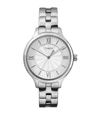 Timex Women's Peyton Watch, Silver-Tone Stainless Steel Bracelet