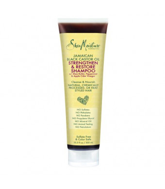 SheaMoisture Jamaican Black Castor Oil Strengthen & Restore Shampoo, 10.3 oz
