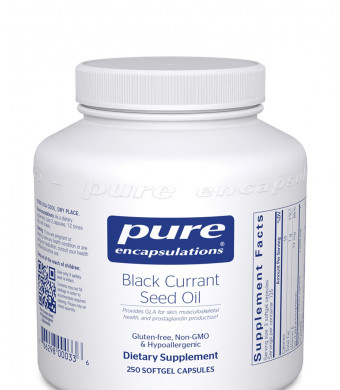 Pure Encapsulations Black Currant Seed Oil - 250 Softgel Capsules