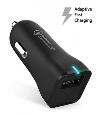 Ixir HTC Desire 530 Charger Micro USB 2.0 Cable Kit by TruWire { Car Charger + 2 Micro USB Cable} True Digital Adaptive Fast Charging uses dual voltages for up to 50% faster charging!