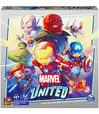 Marvel United, Award-Winning Superhero Cooperative Multiplayer Strategy Card Game Captain America Hulk, for Adults, Families and Kids Ages 14 and up