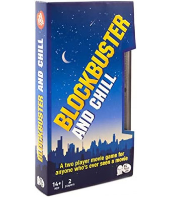 Blockbuster and Chill: 2 Player Movie Board Game for Adults and Families