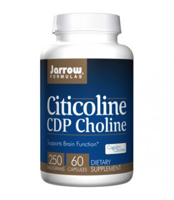 Jarrow Formulas CDP Choline , Supports Brain Function, 250 mg, 60 Caps