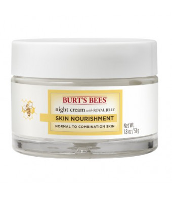 Burt's Bees Skin Nourishment Night Cream for Normal to Combination Skin, 1.8 oz