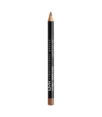 NYX Professional Makeup Slim Lip Pencil, Long-Lasting Creamy Lip Liner, Nude Truffle, 0.035 oz.