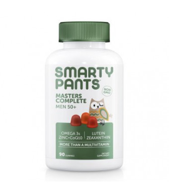 SmartyPants Masters Complete Men 50+, Multivitamin Gummy, 90 ct
