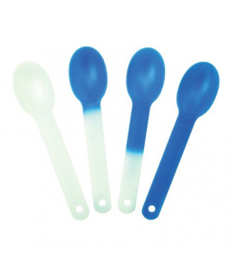 Frozen Dessert Supplies - XL Crazy Color Changing Spoons, Magically Changes From White To Blue When Cold, Extra Durable Birthday Party Spoons! 25 Count
