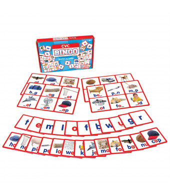 Consonant-Vowel-Consonant Bingo Game with Match and Learn Educational Learning, by Junior Learning