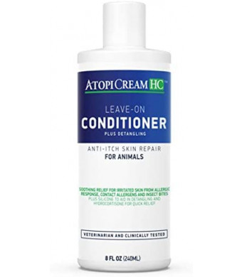 VetriMAX AtopiCream HC 1% Hydrocortisone Leave-On Conditioner Lotion for Dogs, Cats and Horses