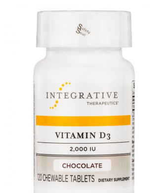 Integrative Therapeutics Vitamin D3 2000 IU Chocolate - 120 Chewable Tablets