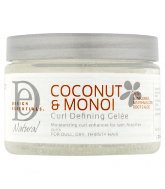 Design Essentials Natural Coconut & Monoi Curl Defining Gele, 12 oz