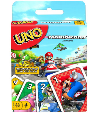 UNO Mario Kart Card Game With 112 Cards For Players 7 Years Old & Up