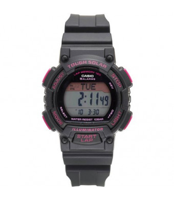 Casio Men's Solar 120-Lap Runner's Watch, Black