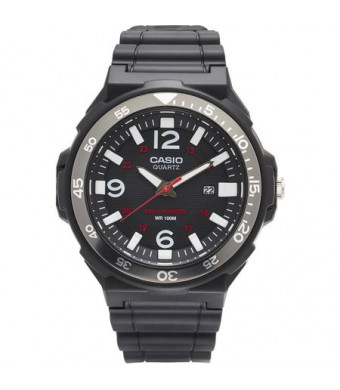 Casio Men's Solar-Powered Analog Watch, Black