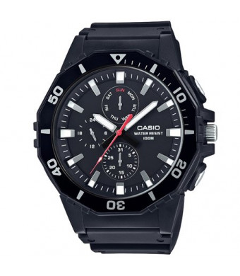 Casio Men's Large Face Diver Style Watch, Black
