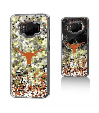UT Texas Longhorns Confetti Glitter Case for Galaxy S8