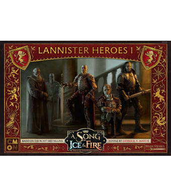 A Song of Ice & Fire: Tabletop Miniatures Game Lannister Heroes 1 Box, by CMON