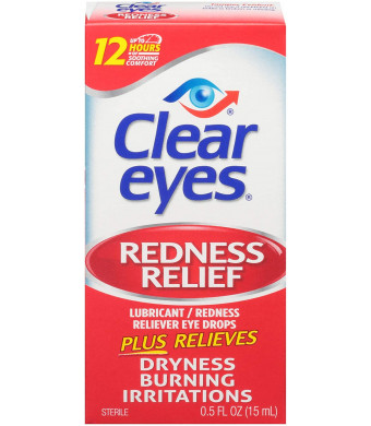 Clear Eyes | Maximum Redness Relief Eye Drops | 0.5 FL OZ