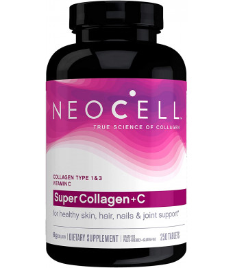 Neocell Super Collagen Type 1 and 3, 6000mg plus Vitamin C, 250 Count