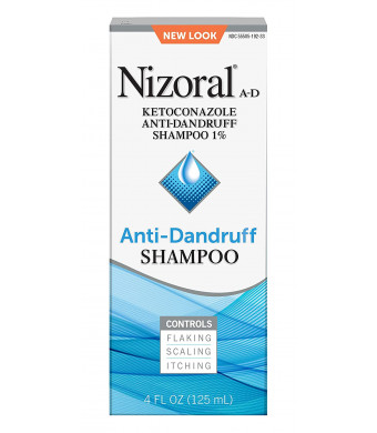 Nizoral A-D Anti-Dandruff Shampoo with Ketoconazole 1%, 4 fl. oz