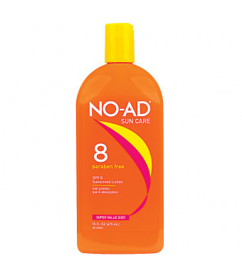 NO-AD: Sunscreen Lotion SPF 8, 16 oz