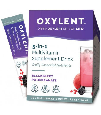Oxylent, Sparkling Blackberry Pomegranate, 0.21 oz Packets, 30-count