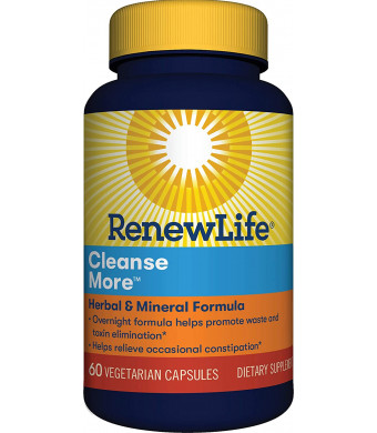 ReNew Life Cleanse More Dietary Supplement Capsules - 60 Capsules